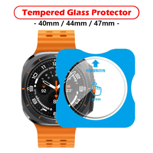 1/2/3PCS Tempered Glass for Samsung Galaxy Watch Ultra 2025 8 Classic Screen Protector Anti-scratch glass Easy to Install Galaxy Watch 8 7 40mm 44mm Automatic Stick Film Tool