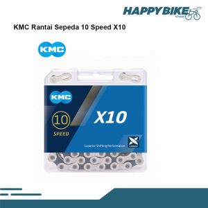 KMC Rantai Sepeda 10 Speed X10 Bicycle Chain MTB Road Bike Sepeda Lipat Stainless