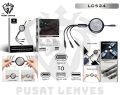 LC524 - Kabel Data LENYES LC-524 cable Data 3 in 1 Fast Charging 60W Data Cable Type C To Type C Lightning 1.2 Meter. 