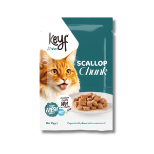 KEYF Cat Food Chunk 85g Wet Pouch Chicken Seafood Beef Lamb Flavors