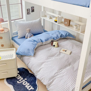 【discount store】3pcs washed comforter Set for Bedroom Apartment Student dormitory Simple popular multi-size (1pcQuilt cover +2pcs pillowcase)