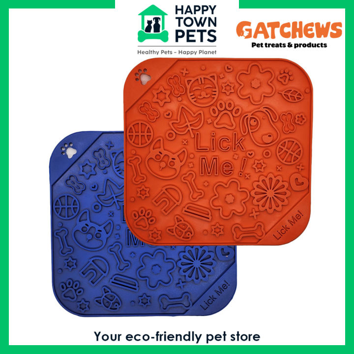 Dog Lick Mat Square Puzzle Lick Me Dog Licking Mat Licky Mat Pet
