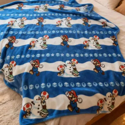 Imported Adult and kids universal character flannel nap blanket sofa blanket bed cover super soft