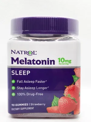 Kẹo ngủ ngon hỗ trợ giấc ngủ Natrol Gummies Melatonin của Mỹ