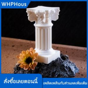 WHPHous เสาโรมันเสากรีกรูปปั้นแท่นเชิงเทียนยืนประติมากรรมในร่มบ้านห้องรับประทานอาหารสวนตกแต่งทิวทัศน์