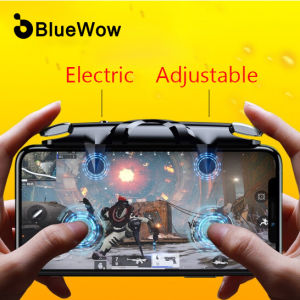 BlueWow G5 Mobile Game Controller for PUBG Gaming Trigger Shooter Aim Fire Button Gamepad Joystick for Android/iOS Smart Phone [Electric]