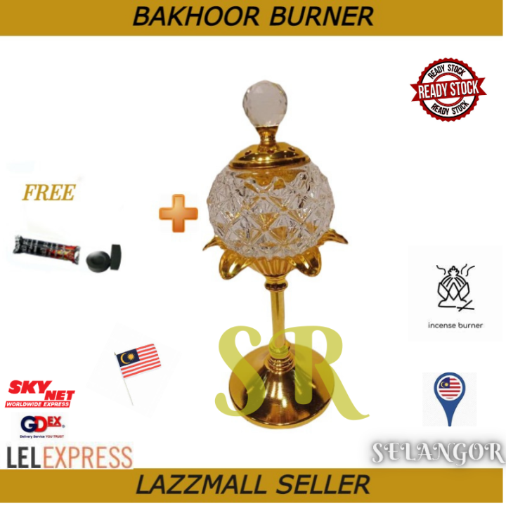 Bakhoor burner/Mabkhara Special promotional set Metal and Ceramic