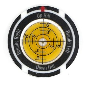 MNTT High Precision Golf Tools Leveler ClearTransparent Ball Marker Golf Spirit Level Golf Accessories Versatile Design Golf Slope Meter Gift for Golfers