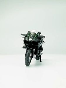 H2R Alloy Motorcycle Model 1:18 Kawasaki High Simulation Desktop Model Train Toy Gift for Boys