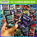 (isi 10 berbeda) Tempelan / Stiker Bus Artis Stiker Bis stiker bus telolet Stiker bus Mania stiker basuri Kids Panda Tuan Muda Ratu Maher Glosy. 