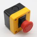 1PCS 1NO+1NC e-stop push button switch emergency stop switch. 
