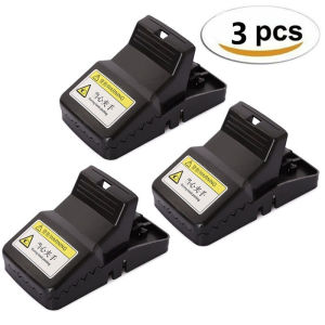 3 pcs perangkap tikus Jebakan Perangkap Tikus Black Mouse Sensitive Trap