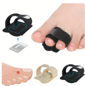 Fabric Toe Finger Straightener Hammer Toe Hallux Valgus Corrector Bandage Toe Separator Splint Wraps Foot Care