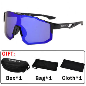 BUCKLOS Lightweight Sports Sunglasses Polarized Cycling Glasses UV400 Outdoor Shades Men Women