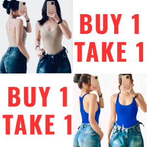 BUY 1 TAKE 1 (2PCS) LALIZA Racerback Double Lining Front and Back Full Length Top For Women Womenswear Comfortable Plain Fit Basic Sleeveless Minimalist Everyday