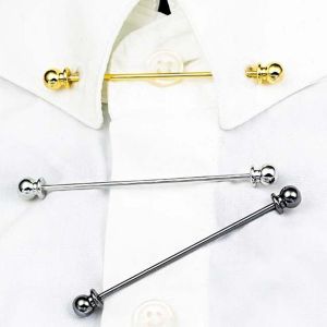 HEALMEYOU 3 pcs Cufflinks Ornament Tie Collar s Top Hat Design Spiral Buckle Neckline Pins for Shirt Knights Uniform Luxury Pins for Shirt Collar Men