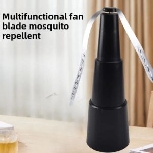 REFENT Circular Design Automatic Mosquito Repellent Fan Two Leaf Battery Powered Portable Mosquito Repellent Fan Repeller Device Multifunctional Fly Repellent Fan Camping Use