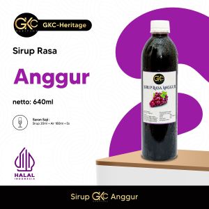 Sirup Anggur 640ml GKCHeritage