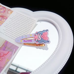 4pcs Jepit Poni Anak Perempuan Karakter Sanrio Jepit Rambut Perempuan Kuromi Pin Rambut