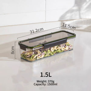 DXL Pasta Noodle Storage Box Food-grade Storage Canned Pasta Box Grains Sealed Can
