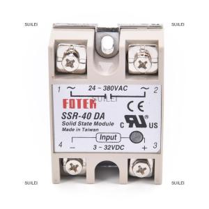 [COD] PkYeG Industrial Solid State Relay SSR 40A พร้อมธงป้องกัน SSR-40DA 40A DC CONTROL AC