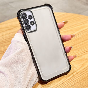 YBD Labubu เคสโทรศัพท์สำหรับ Samsung Galaxy A32 A52S A52 A23 A33 A73 A53น้ำหนัก5กรัมยืนขึ้นพร้อมกระจกเคสนิ่มป้องกันการตกแบบน่ารักผงกากเพชร