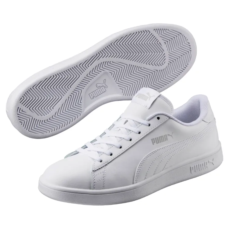 Puma Smash v2 L Unisex Shoes White 365215-07 Lazada Lazada PH
