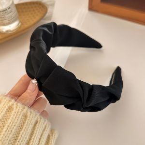 BANDO SCRUNCHIE Scrunchy Wanita Cewek Korea Korean Style LEBAR SIMPUL  BANDANA KOREA ANTI PATAH HEADBAND KERITING DESAIN SILANG