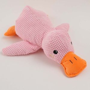 The Mellow Dog Calming Duck Stuffed Duck Dog Toy Dog Stuffed Animals Chew Toy Durable Squeaky Dog Toys for Indoor Puppy