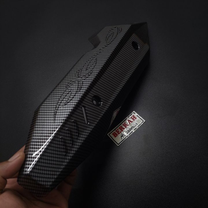 Tutup knalpot all new vario all new vario 150 2018 2019 carbon nemo