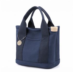 Túi tote vải canvas nhiều ngăn túi mẹ bỉm sữa tiện lợi mang theo khi đi làm đi chơi túi xách tay nhỏ gọn túi đeo vai nữ.