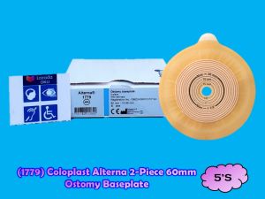 (1779) Coloplast Alterna 2-Piece 60mm Ostomy Baseplate  5s
