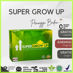TERLARIS - SUPER GROW UP - Suplemen Peninggi Badan - Original - Ampuh - COD