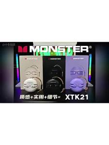 มอนสเตอร์ XKT21คลิปบนหูไร้สายบลูทูธชุดหูฟังความละเอียดสูงเสียงอัจฉริยะลดเสียงรบกวนกีฬาวิ่งไม่ในหู Hhigh คุณภาพเสียงกีฬาชุดหูฟัง