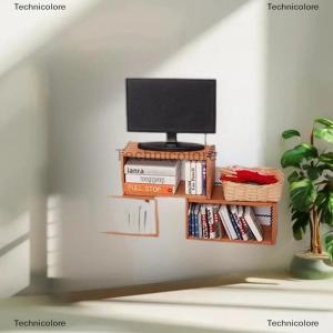 [COD] Technicolore 1Pcs 1:12 Dollhouse Miniature Wooden Storage Cabinet Storage Rack Bookshelf Model Furniture Accessories Toys