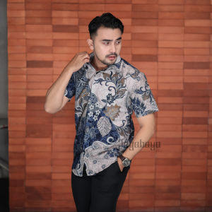 Jayabaya Batik RANGGA V Kemeja Katun Lengan Pendek