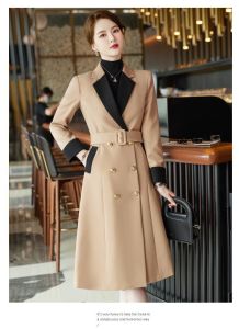 Áo Khoác Kaki Cổ Vest Dáng Dài Cao Cấp - Glady G274 - Áo Khoác Vest Phối Nút Form Dài Sang Trọng