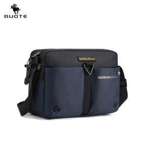 AUOTE Fashion Men Bag Shoulder Bag Nylon Cross Body Bag Casual Messenger Bag Multiple Pocket Large Capacity Waterproof Lightweight Casual Sport Street Bag for Travel Outdoor