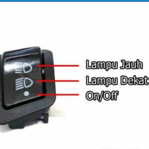 Saklar Lampu On Off Motor Honda Universal Tombol Switch Lampu Motor