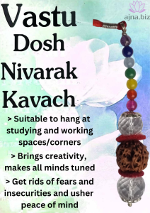 Original Rudraksha Vastu Dosham Kavach/Kavasam (4 Mukhi And Sphatik) Rudraksha Bead With Lab Certificate (RARE)
