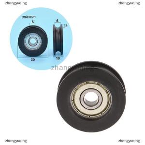 [COD] zhangyuqing For Slide Door Window U Groove Roller Pulley 626 Bearing Steel Bearing Roller Injection-coated U-shaped Pulley Wheel