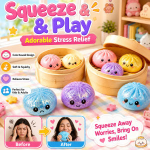 Crystal Big Bun Squishy Stress Relief Toy Slow Rising Squeeze Decompression Toy Kawaii Crystal Bun For Relaxation Fidget Toy For Kids And Adults