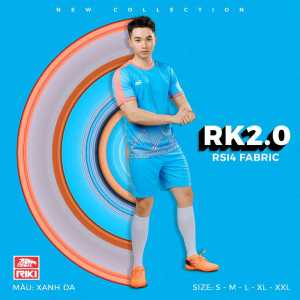 Bộ Quần Áo Bóng Đá RIKI RK 2.0 Chất Vải Thun Lạnh RSI4 Fabric