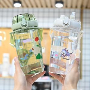 Botol Minum Tempat Minum Anak Ada Sedotan 7306 BPA FREE Kapasitas 650ml"