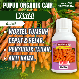 Pupuk Organik Cair Wortel 100 Ml Pembesar Tanaman Jadi Lebih Gemuk Dan Padat By Jagotani Yogyakarta