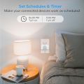 Zwave Plug 800 Series 2 Pack, Zwave Outlet Built-in Repeater Range Extender,Zwave Smart Plug Work with SmartThings, Wink, Alexa, Assistant, Z-Wave Hub Required, FCC and ETL Listed, 1875W. 
