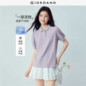 Giordano Beau Monde Women Women High Tech Cool Touch Polo Shirt Free Shipping 13316218