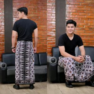 AHR.STORE SARUNG BATIK GOYOR PEKALONGAN PRINTING TERBARU SANTRI MUSLIM SERAGAM