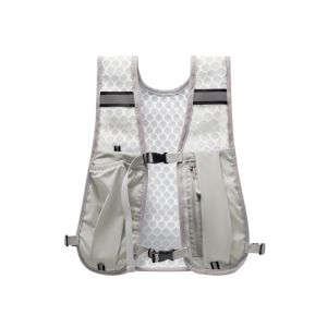 MUSASI Waterproof Nylon Running Water Bottle Storage Vest With Phone Holder Lightweight Running Vest Reflective Cycling Vest Outdoors
