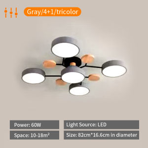【ENG-Lighting】 Tri color Nordic Lights Chandelier Light Modern Design Led Bedroom Light Living Room Ceiling Light Center Light